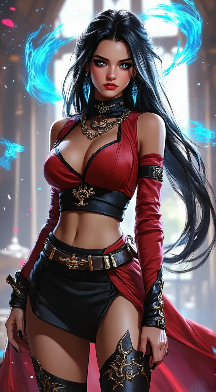 ai character: Loren  background