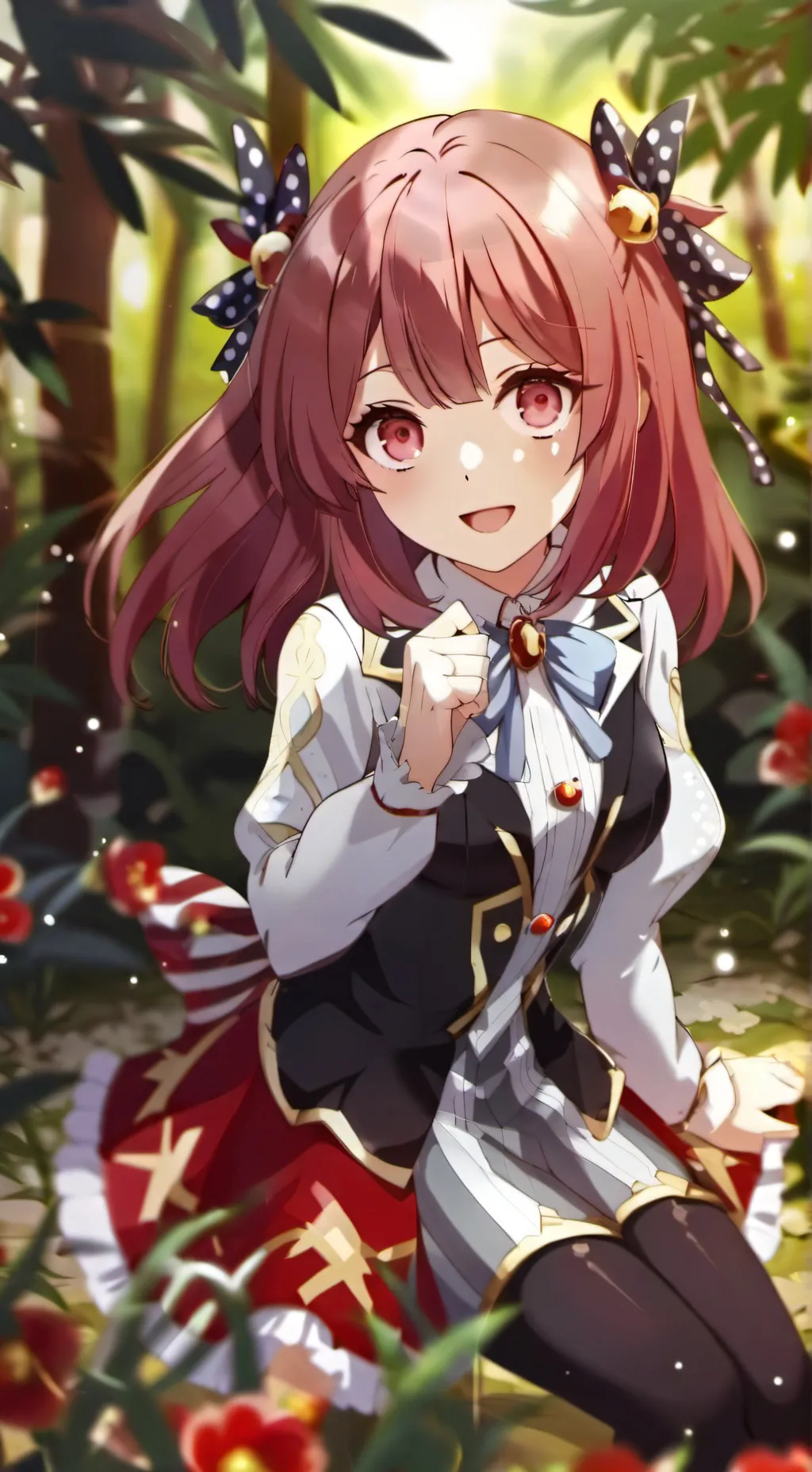 ai character: the cute girl background