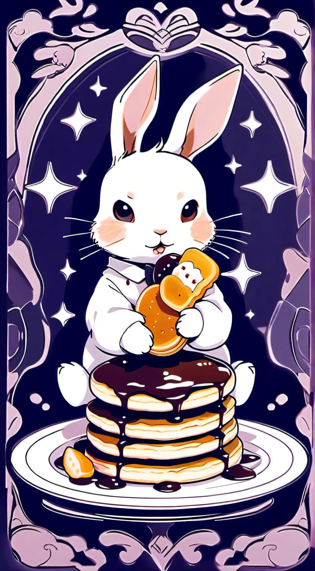 ai character: {Pancake} background
