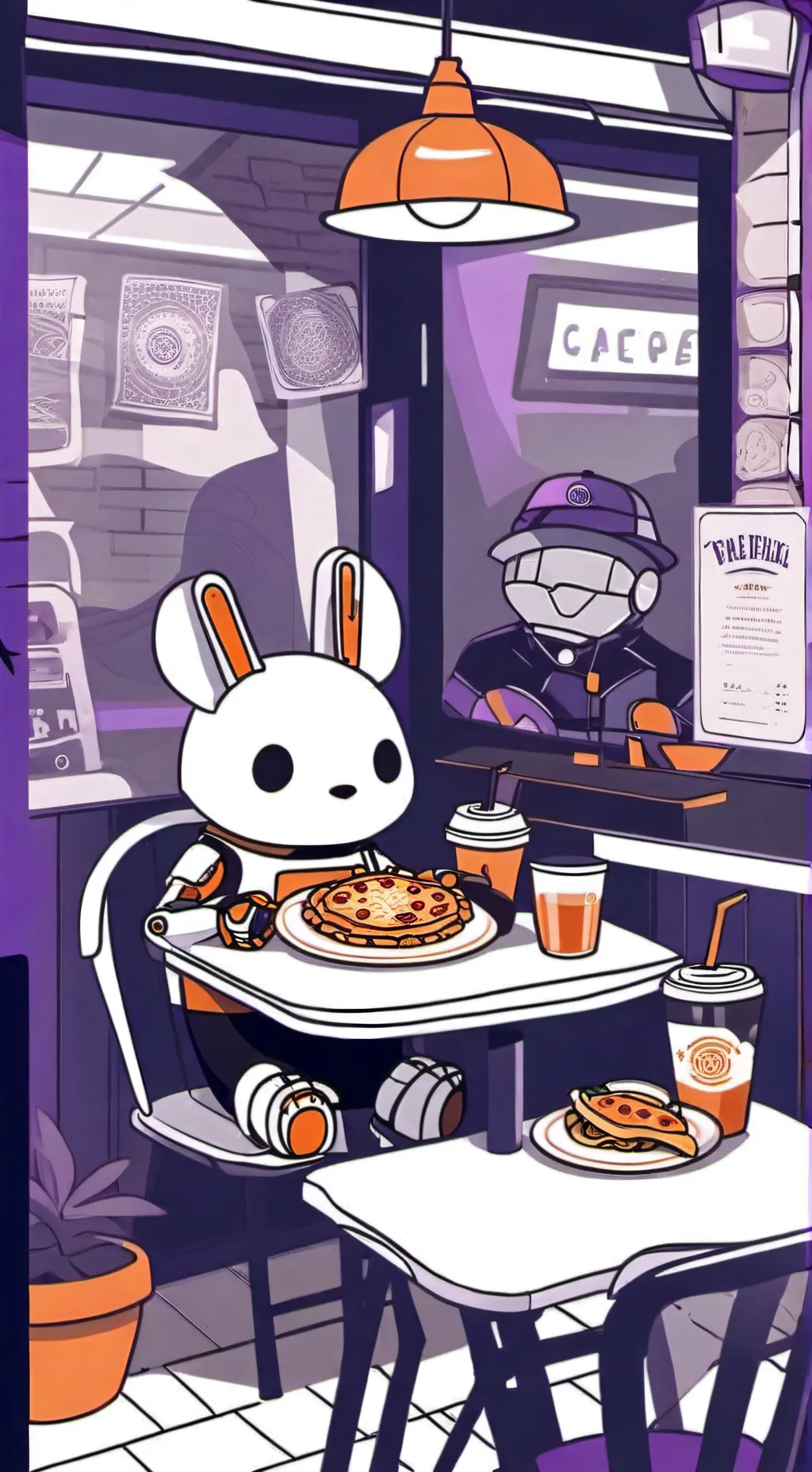 ai character: FNAF xddd background
