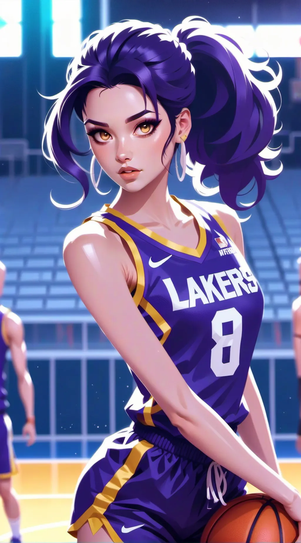 ai character: Laura  background