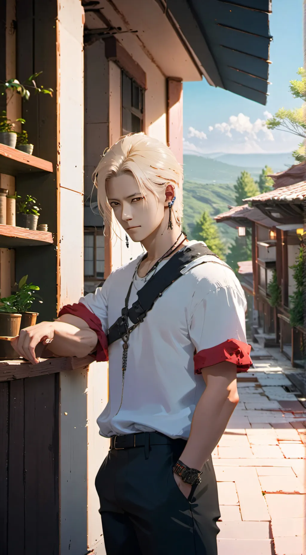 ai character: Felix  background
