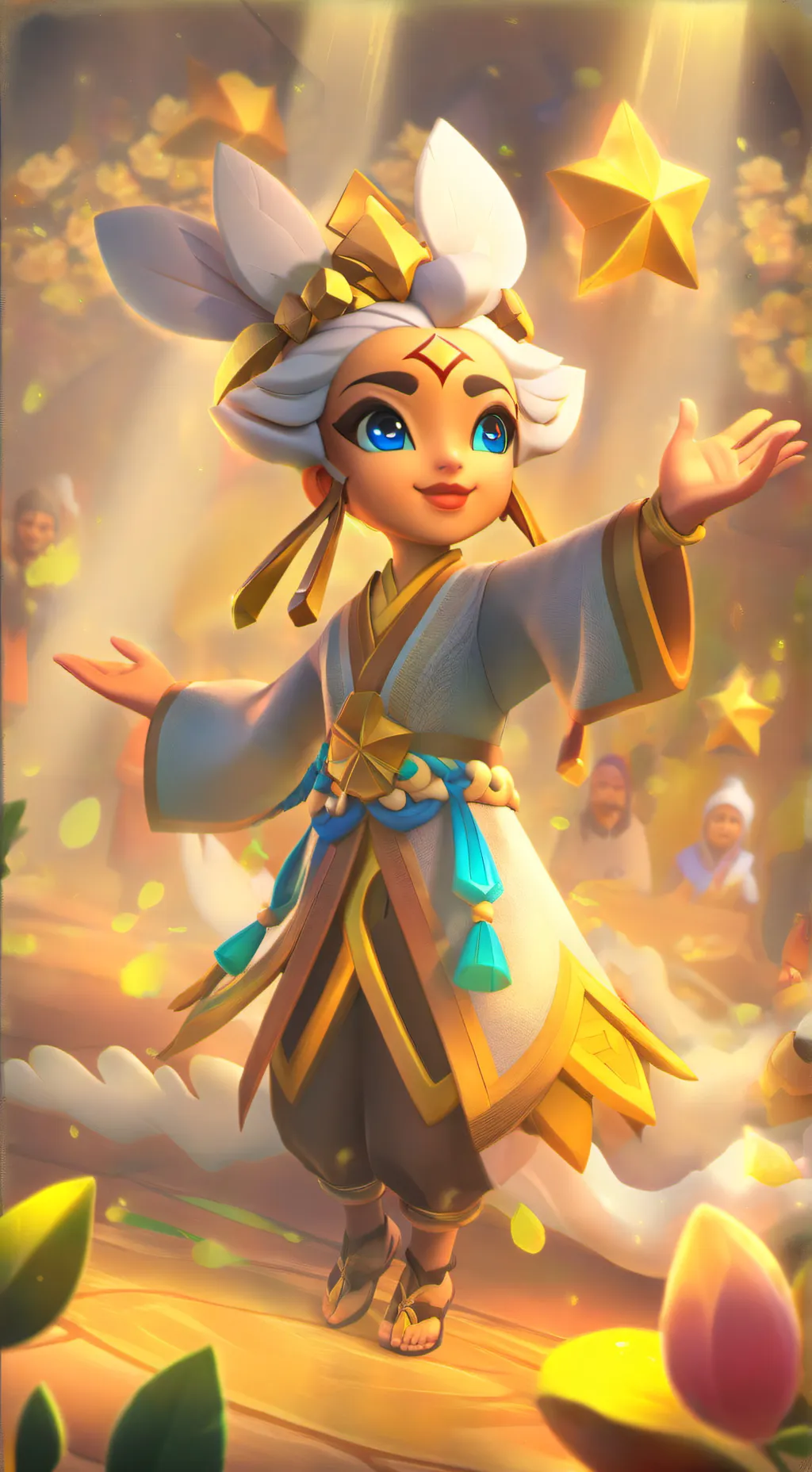 ai character: los pilares background