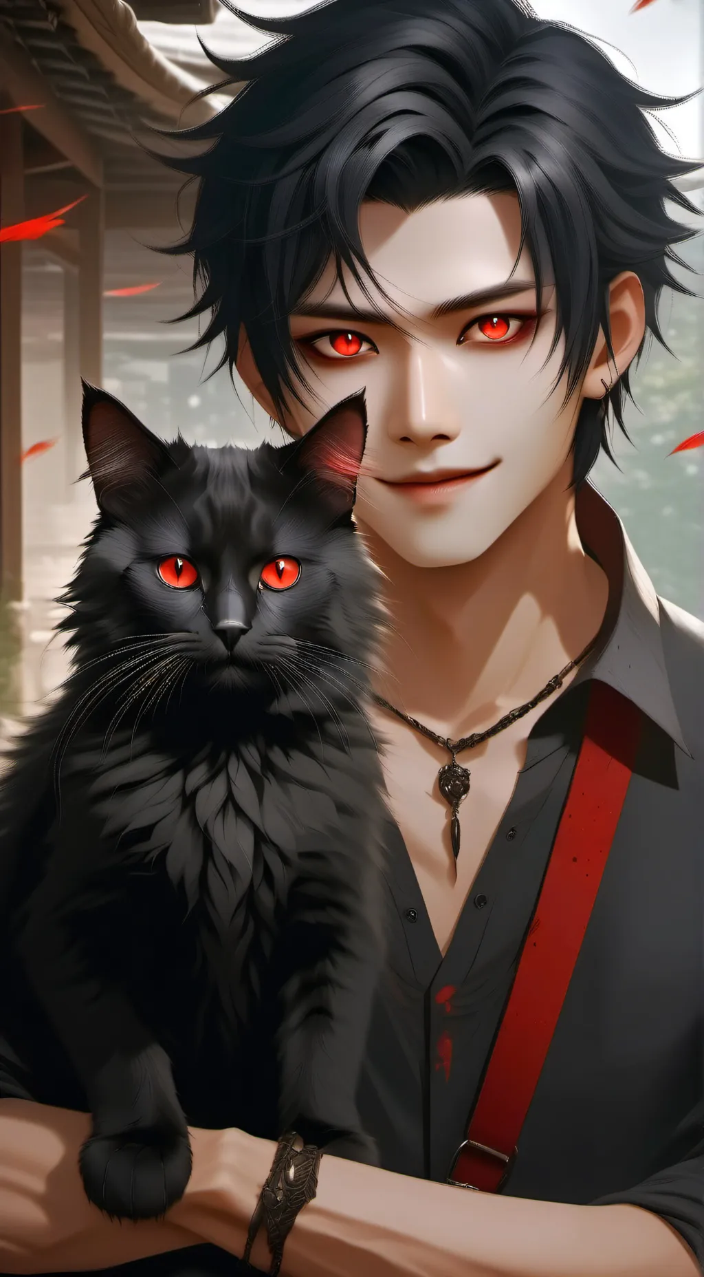 ai character: vampire background
