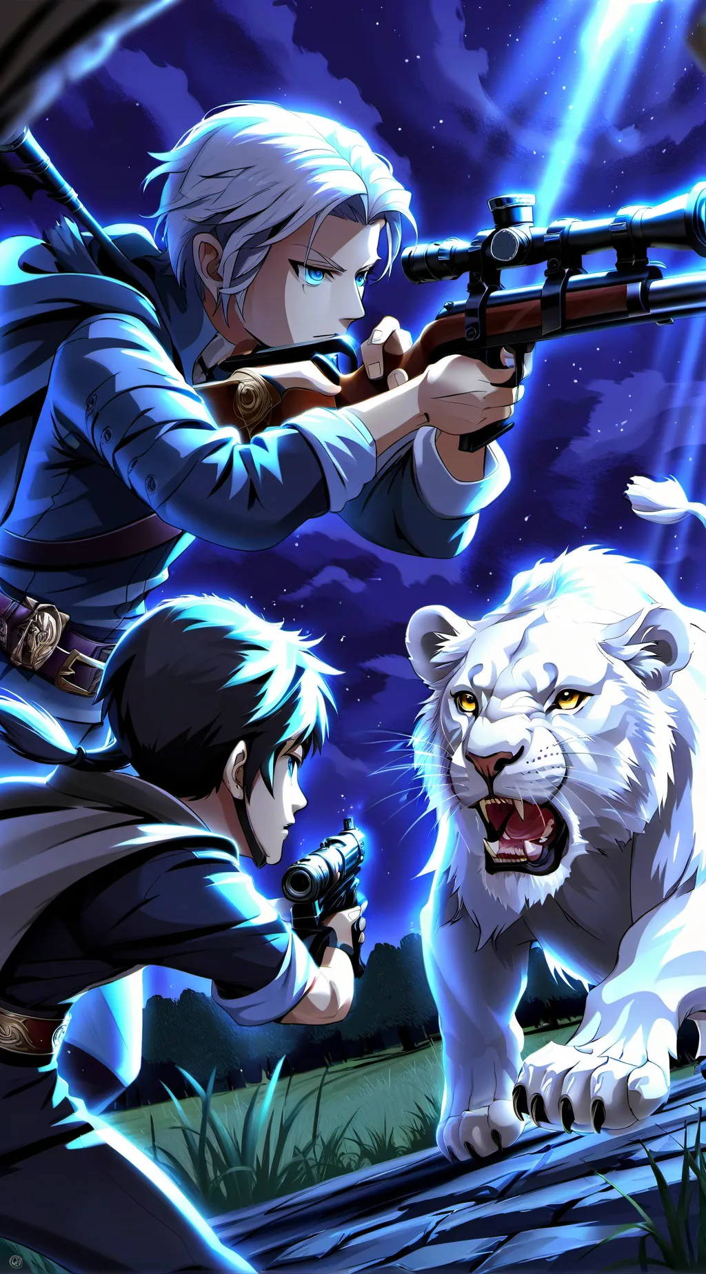 ai character: hunting team background
