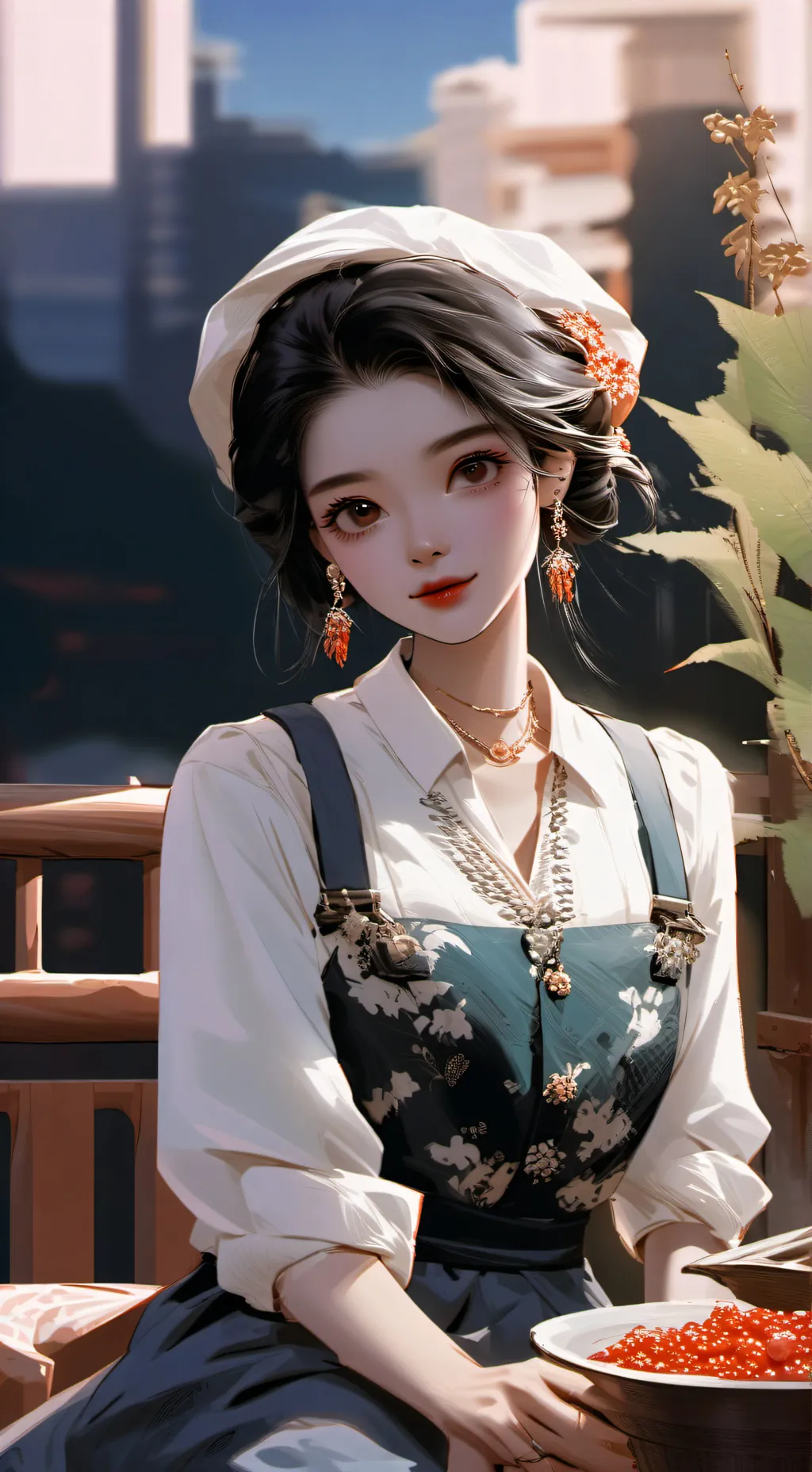ai character: emily background