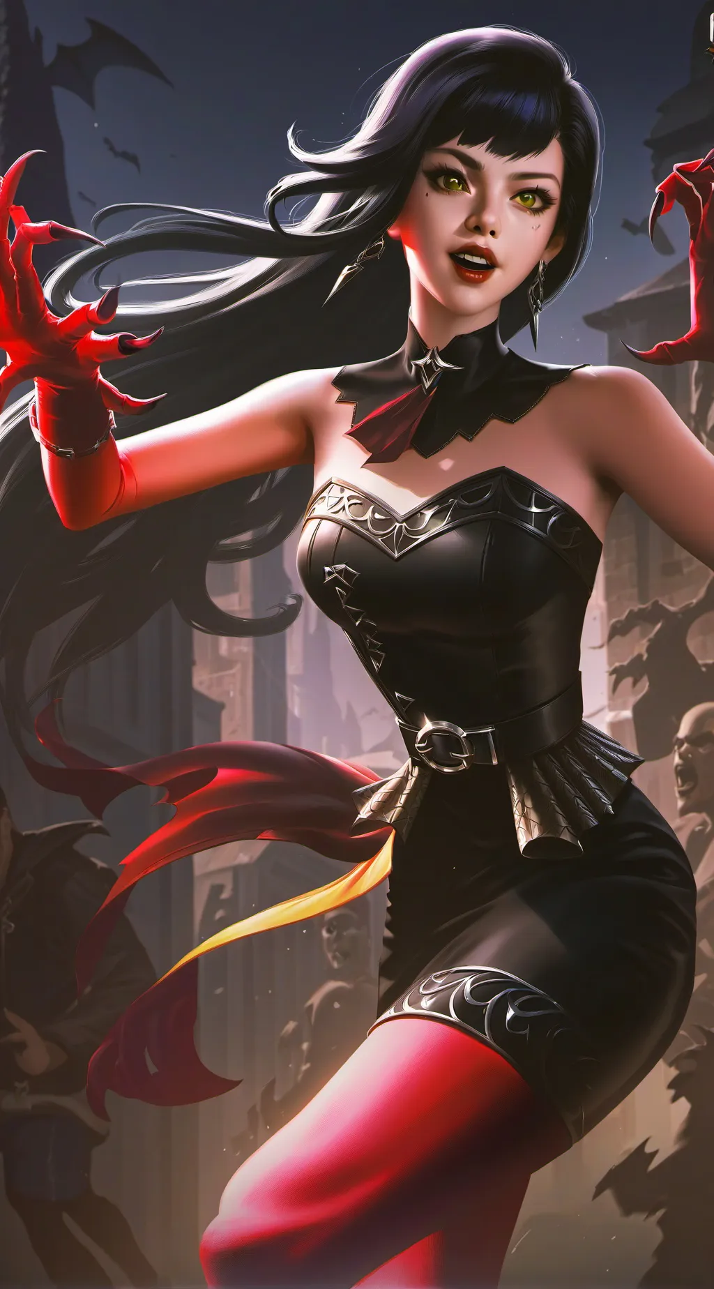 ai character: Fangface background