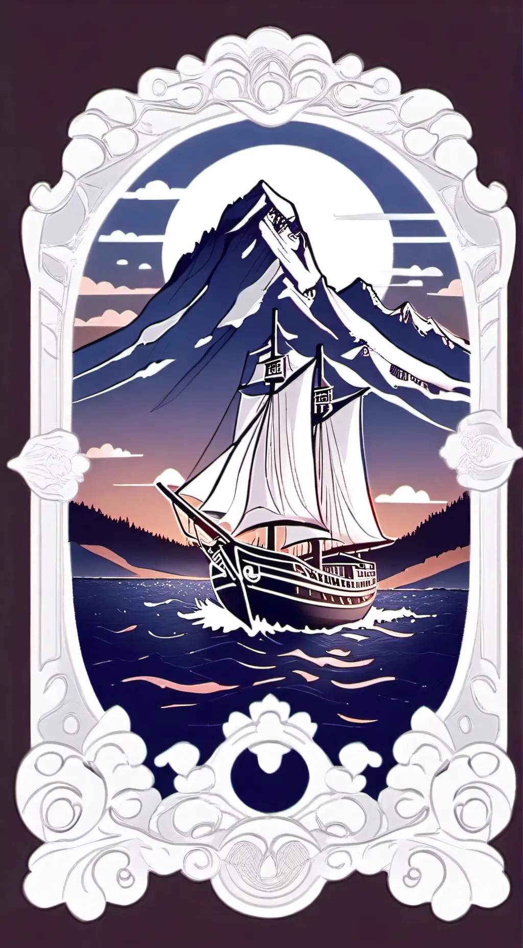 ai character: Forsaken boat background