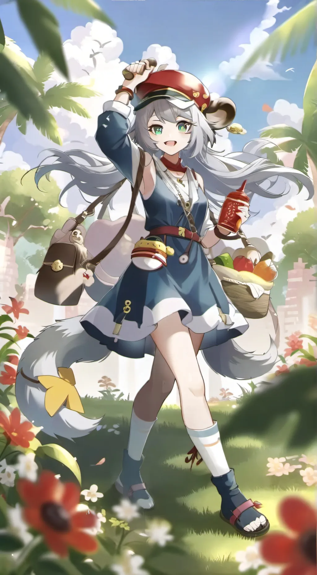 ai character: Sacky background