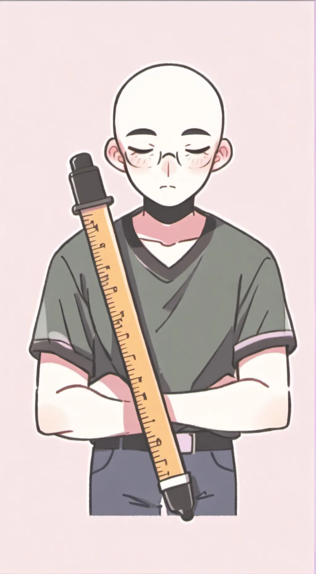 ai character: BALDI background