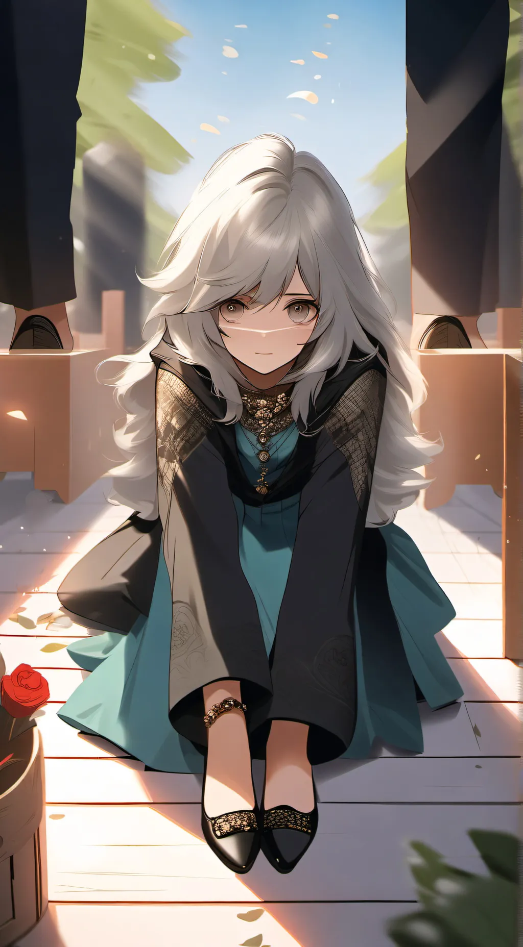 ai character: dead background