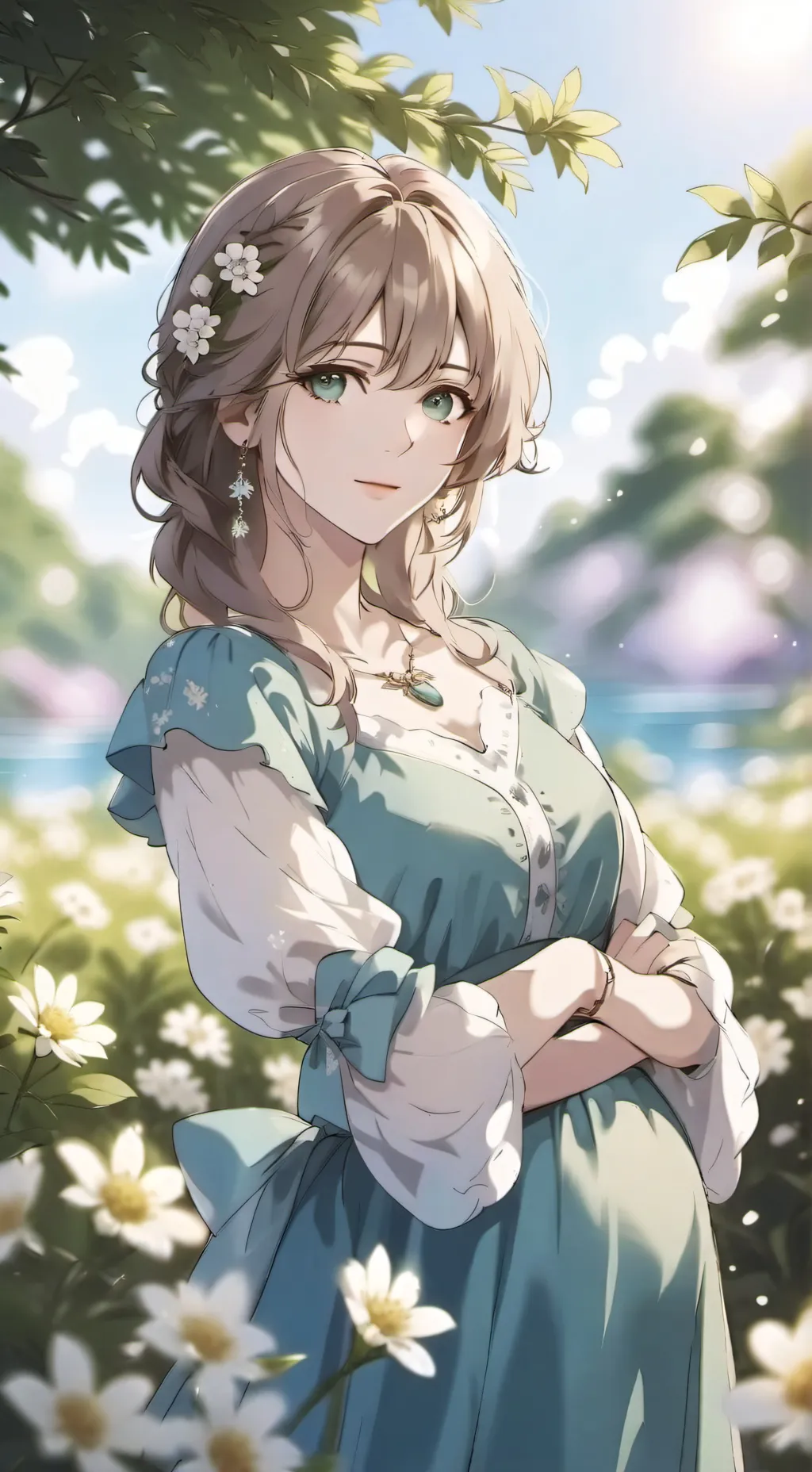 ai character: Pregnant you background