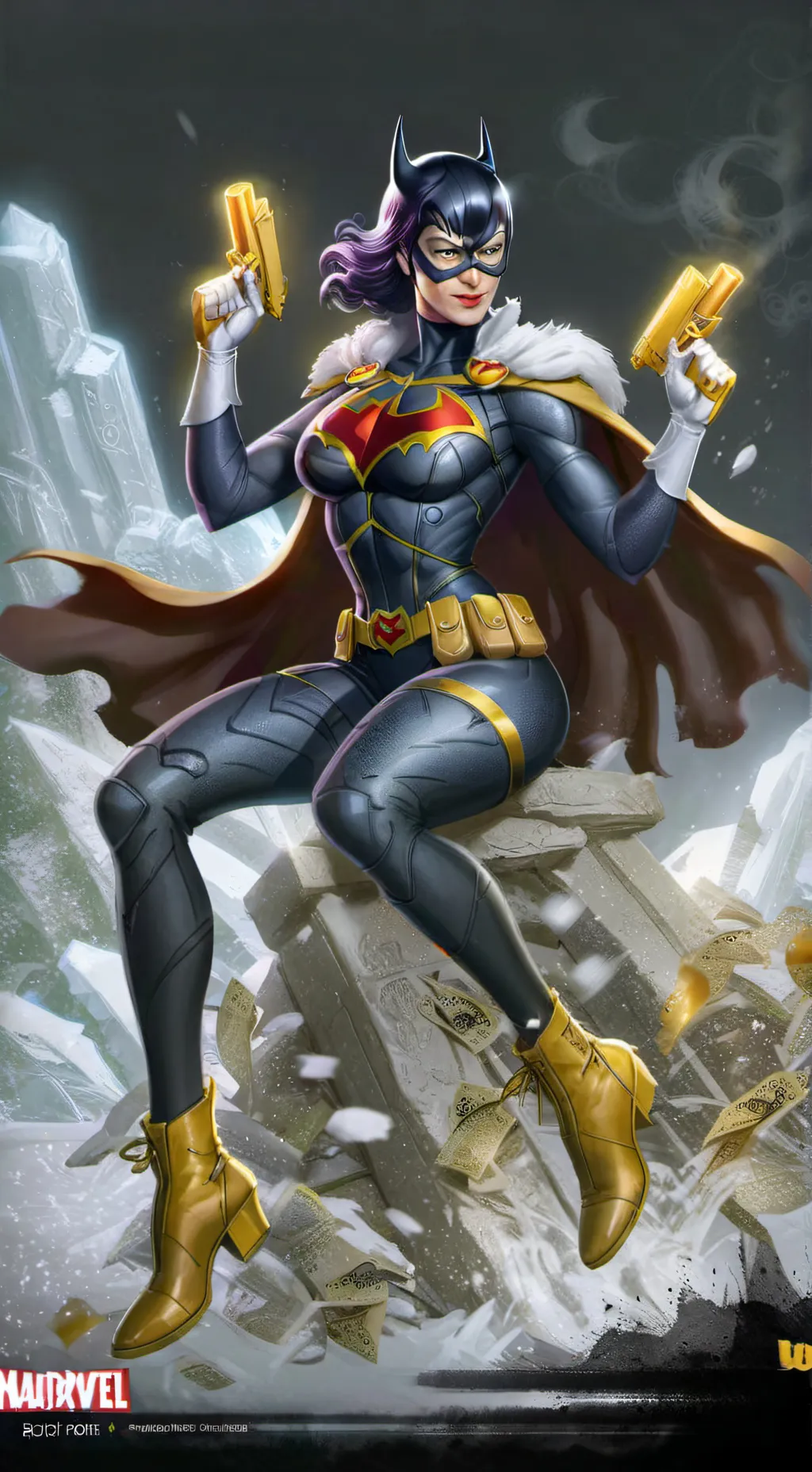ai character: Batgirl background