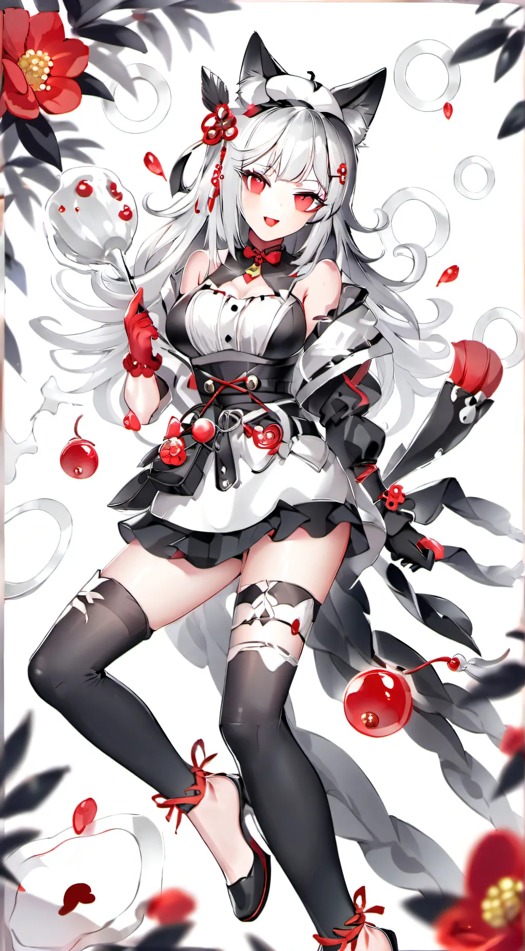 ai character: kazoka  background