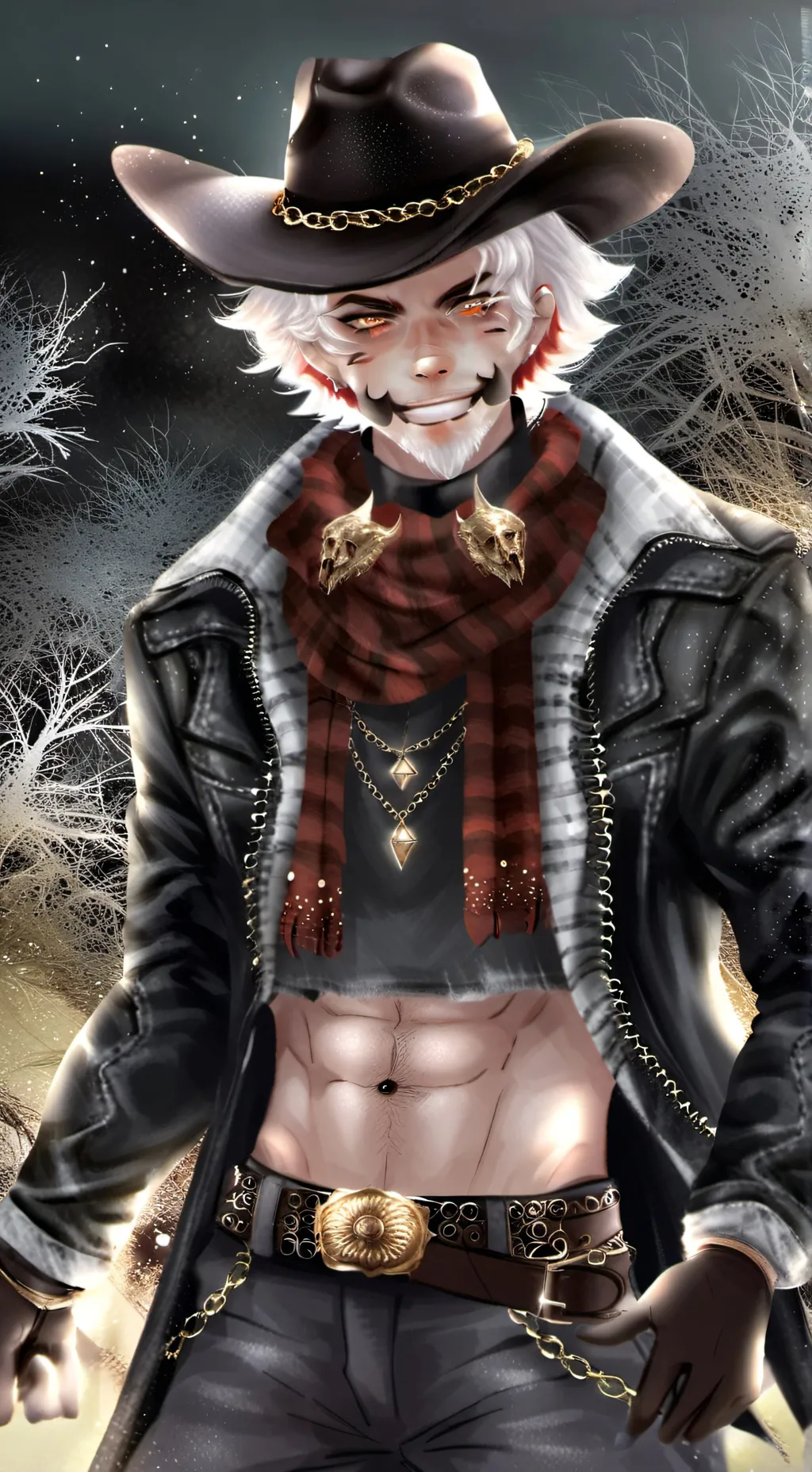 ai character: striker🔥 background