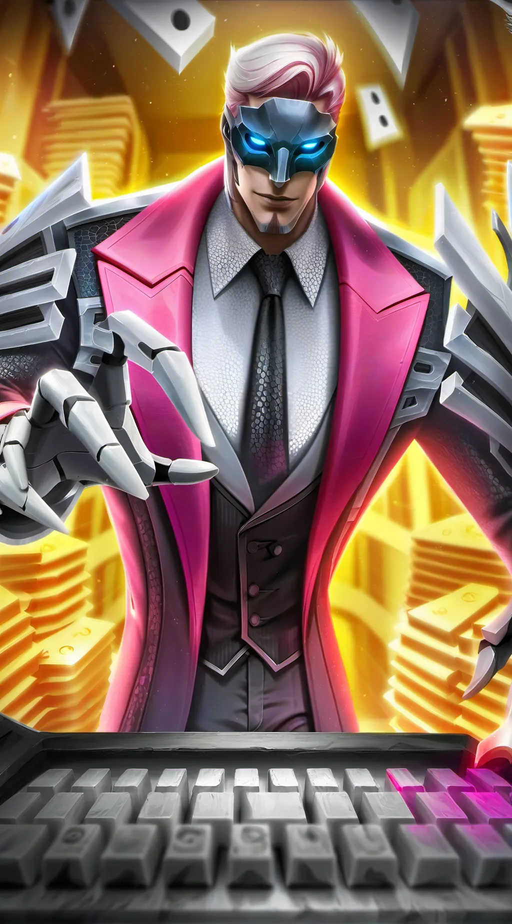 ai character: The Phantom background