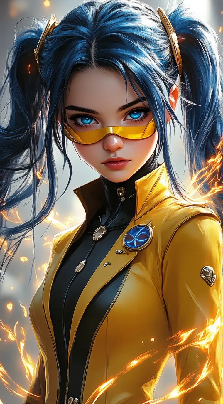 ai character: Alix X Cosmobug  background