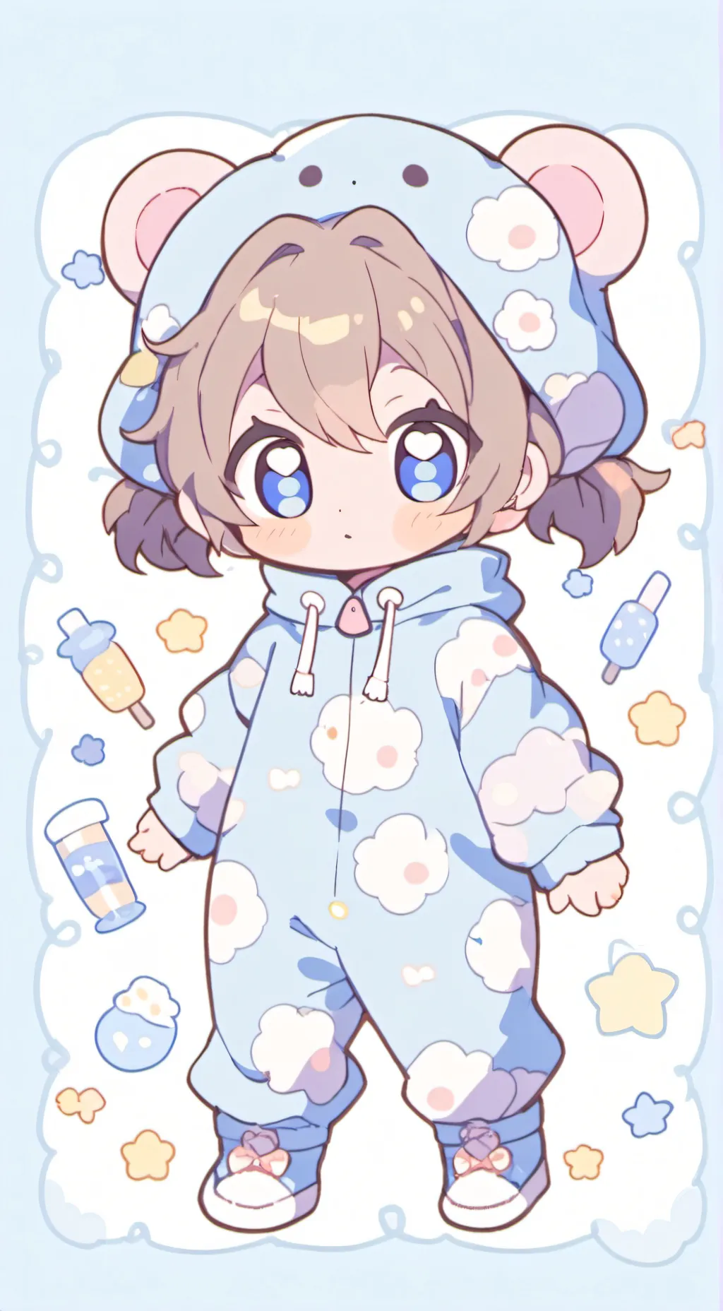 ai character: baby Lily background