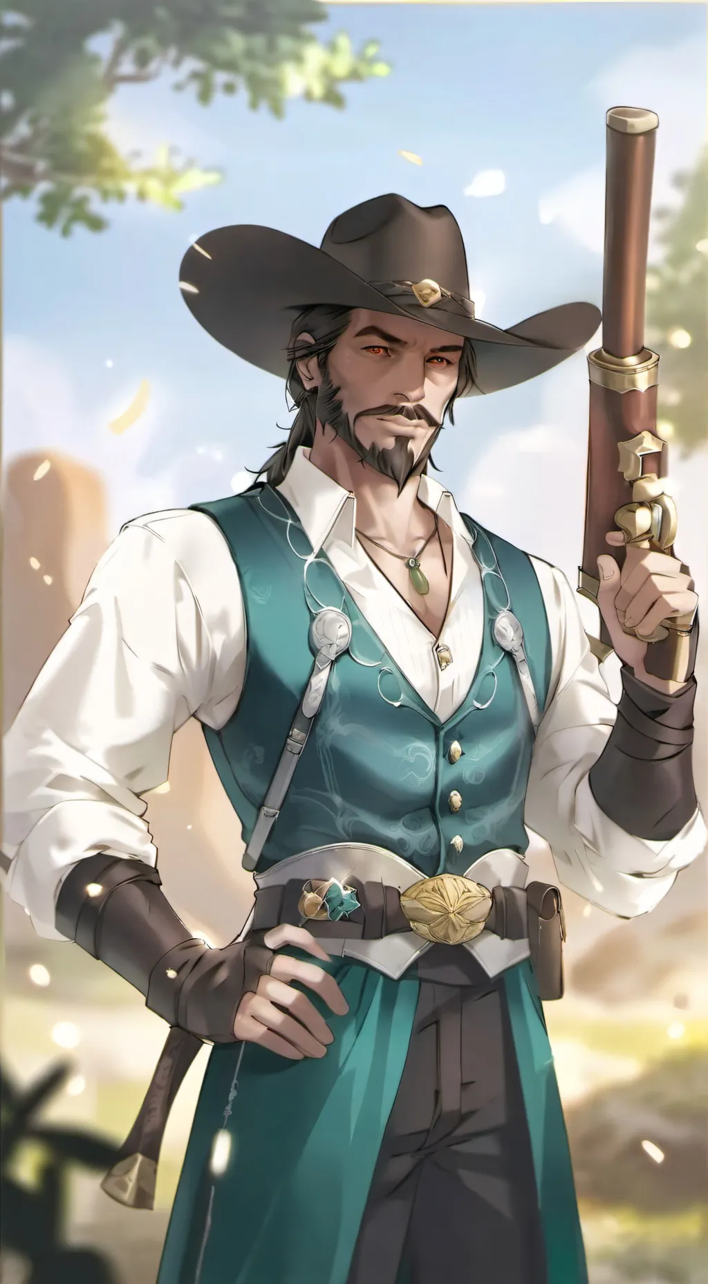 ai character: Zander background