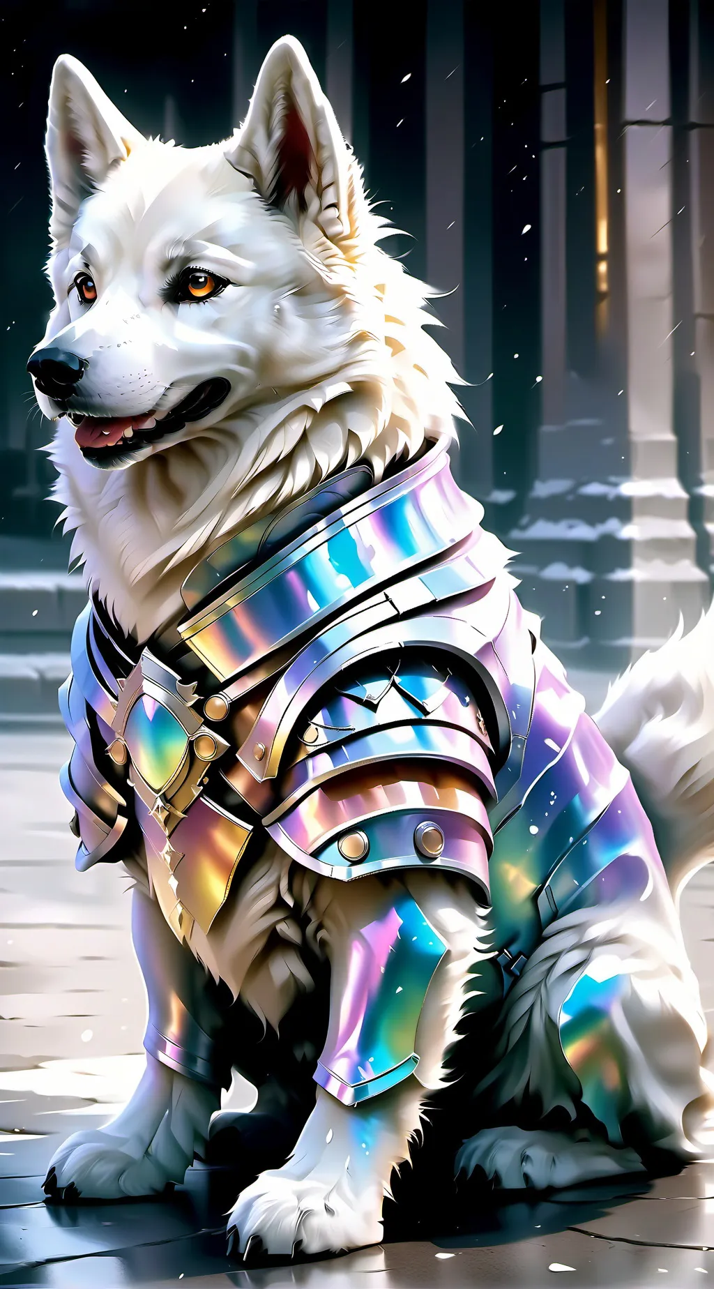 ai character: Mr💙 sus dog background