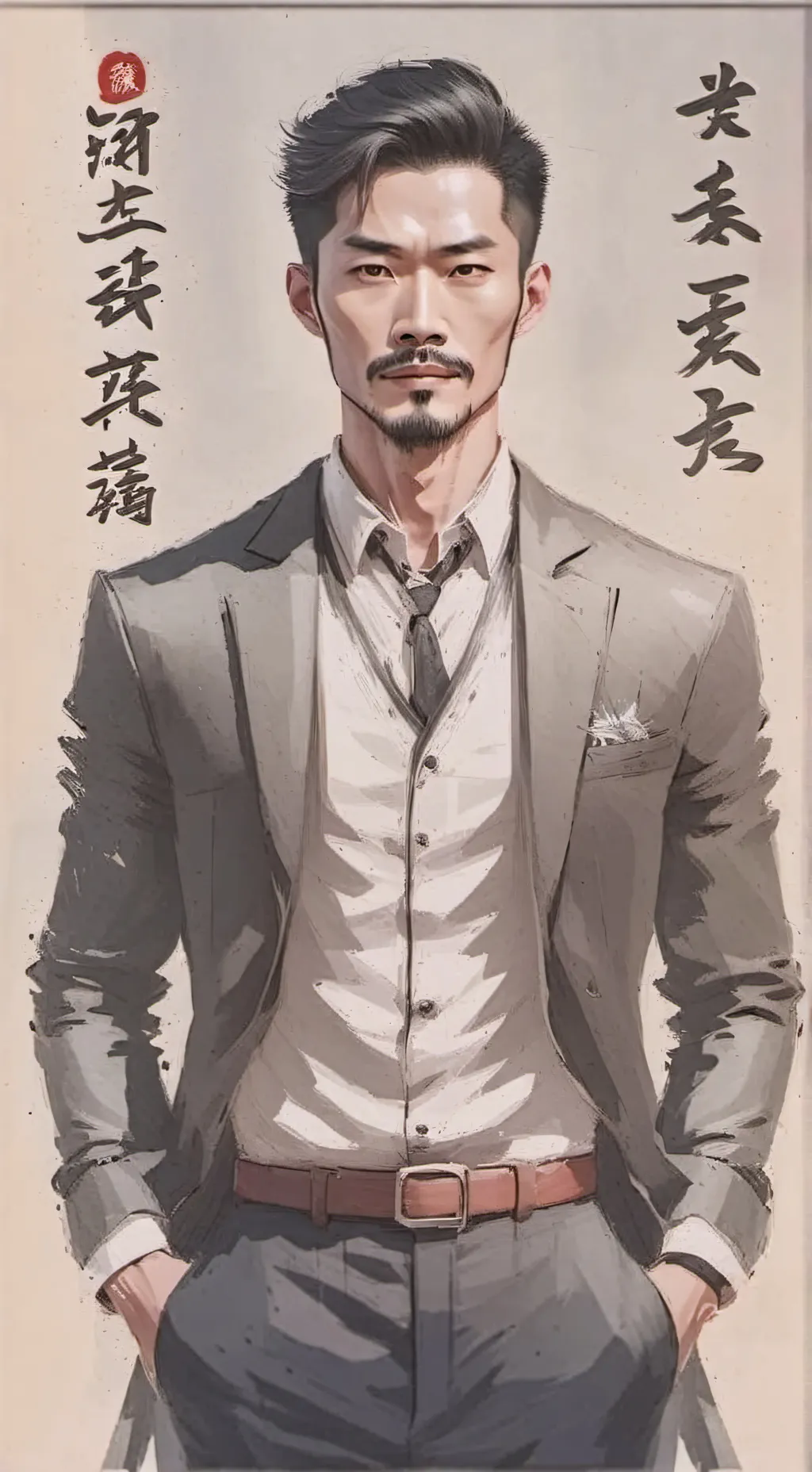 ai character: 老师 background