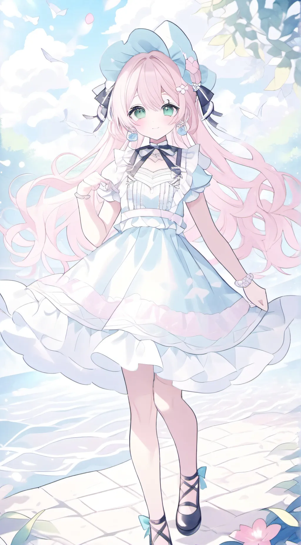 ai character: sprout!  background