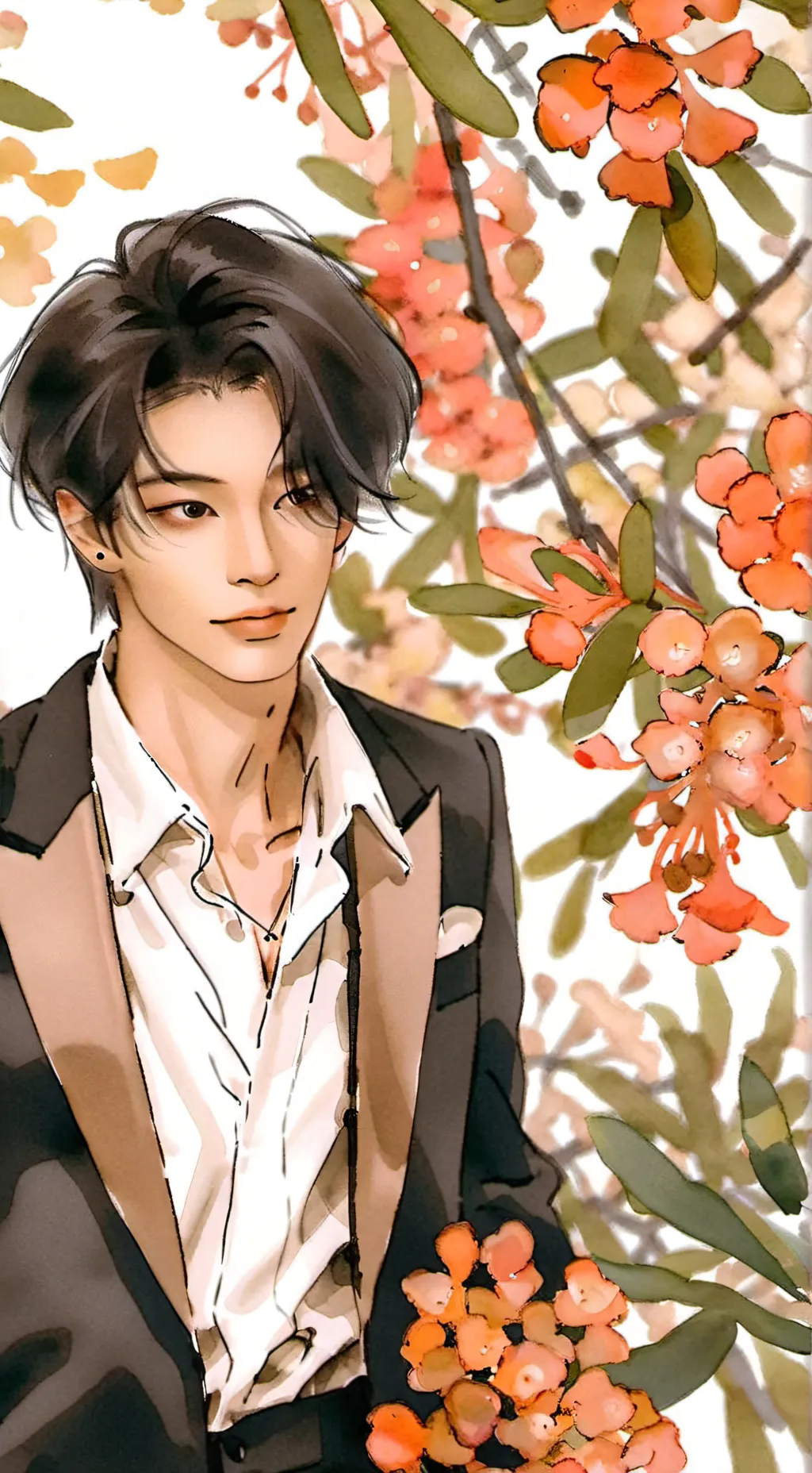 ai character: Ni-ki  background