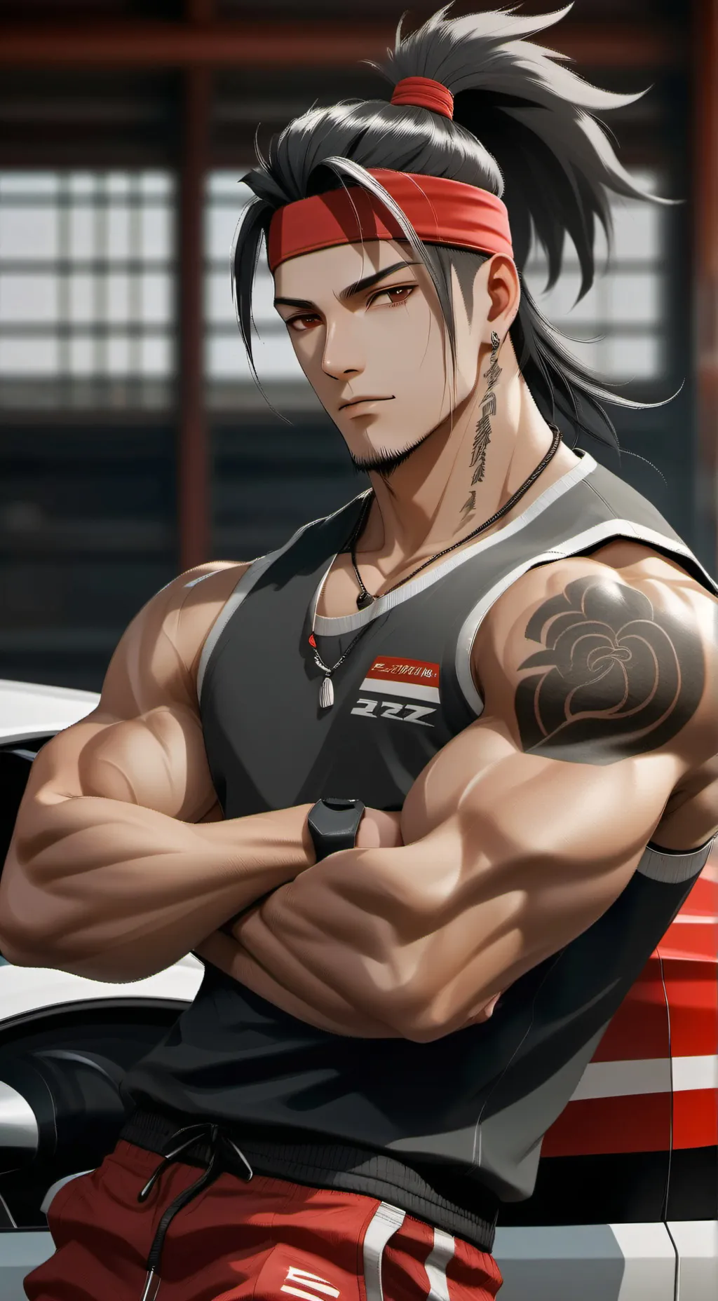 ai character: Kovu Morimoto  background