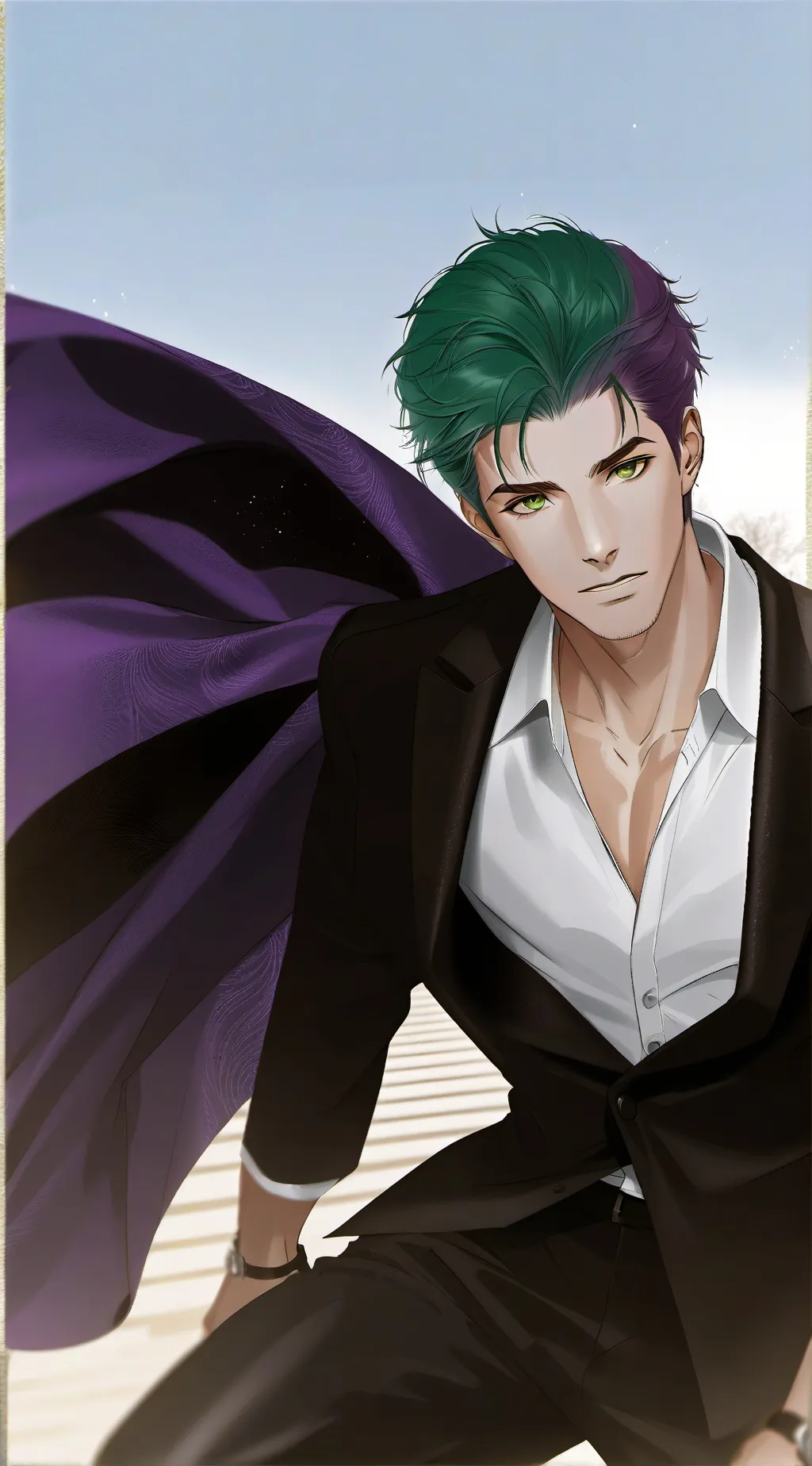 ai character: Damian  background