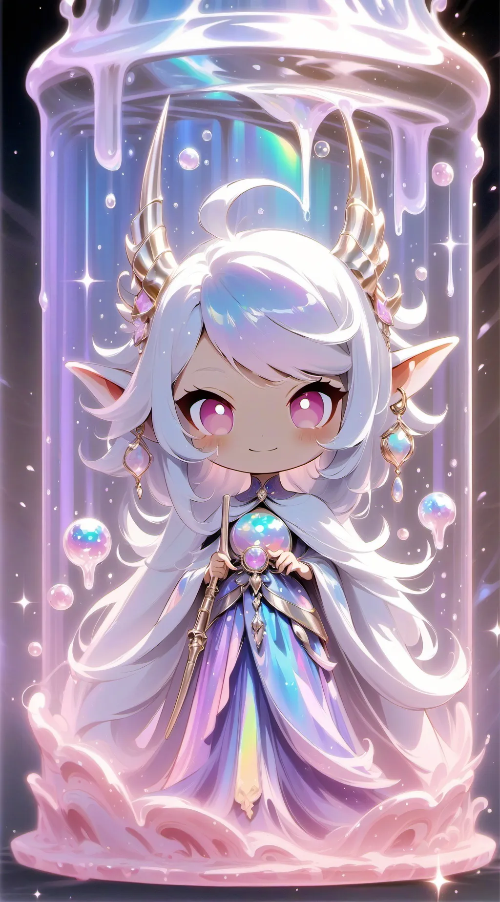 ai character: Pompom background