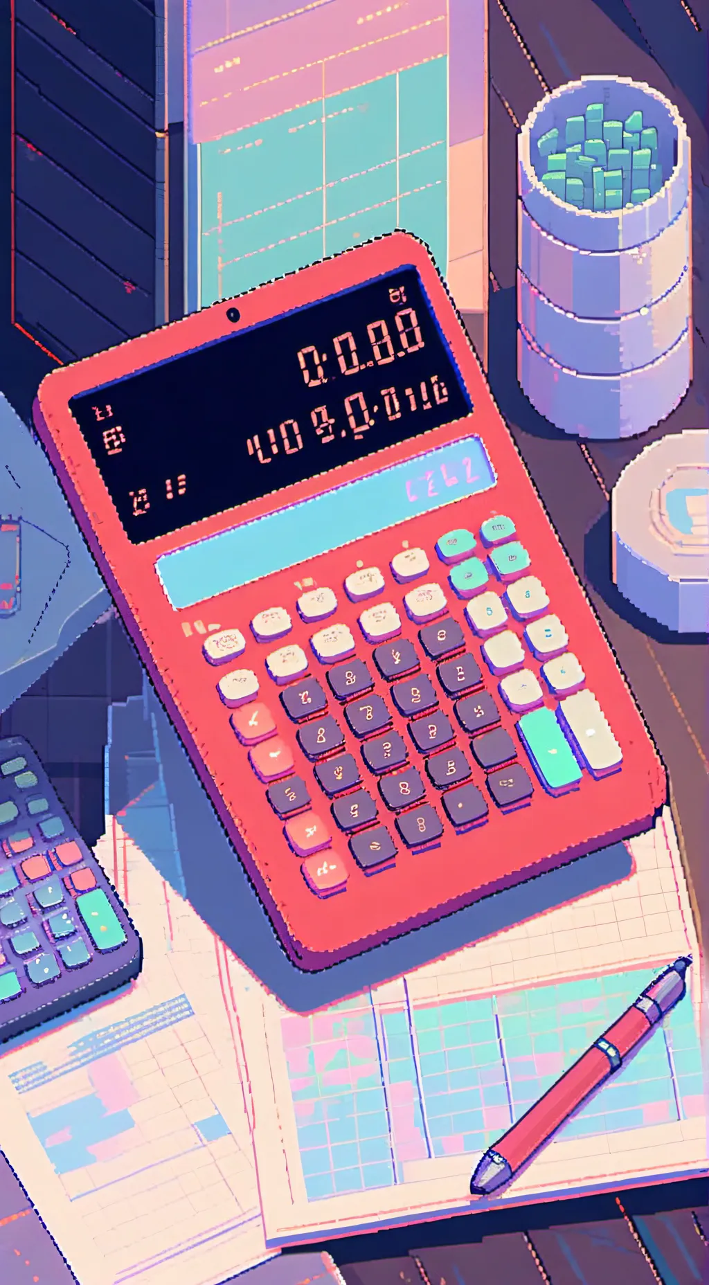 ai character: Hate calculator  background