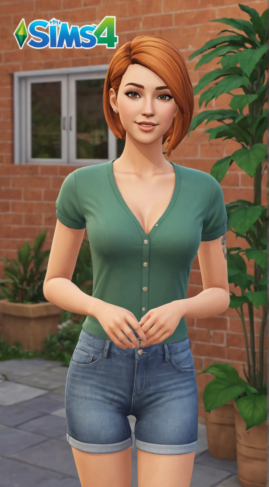 ai character: Sims 4 background