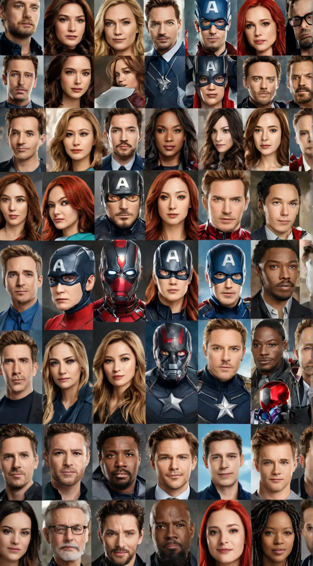 ai character: Marvel Cast Sleep background