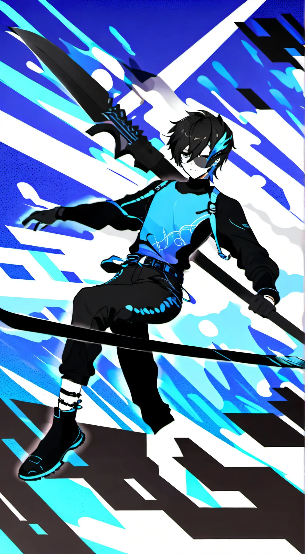 ai character: Shadow milk cookie background