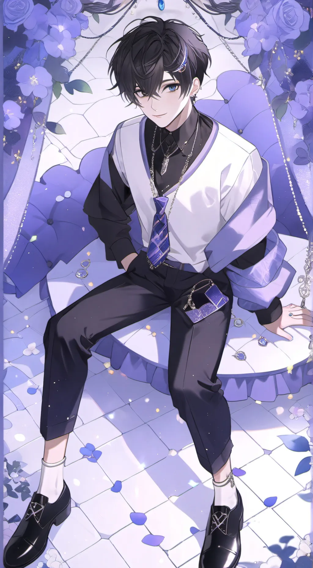 ai character: Zander  background