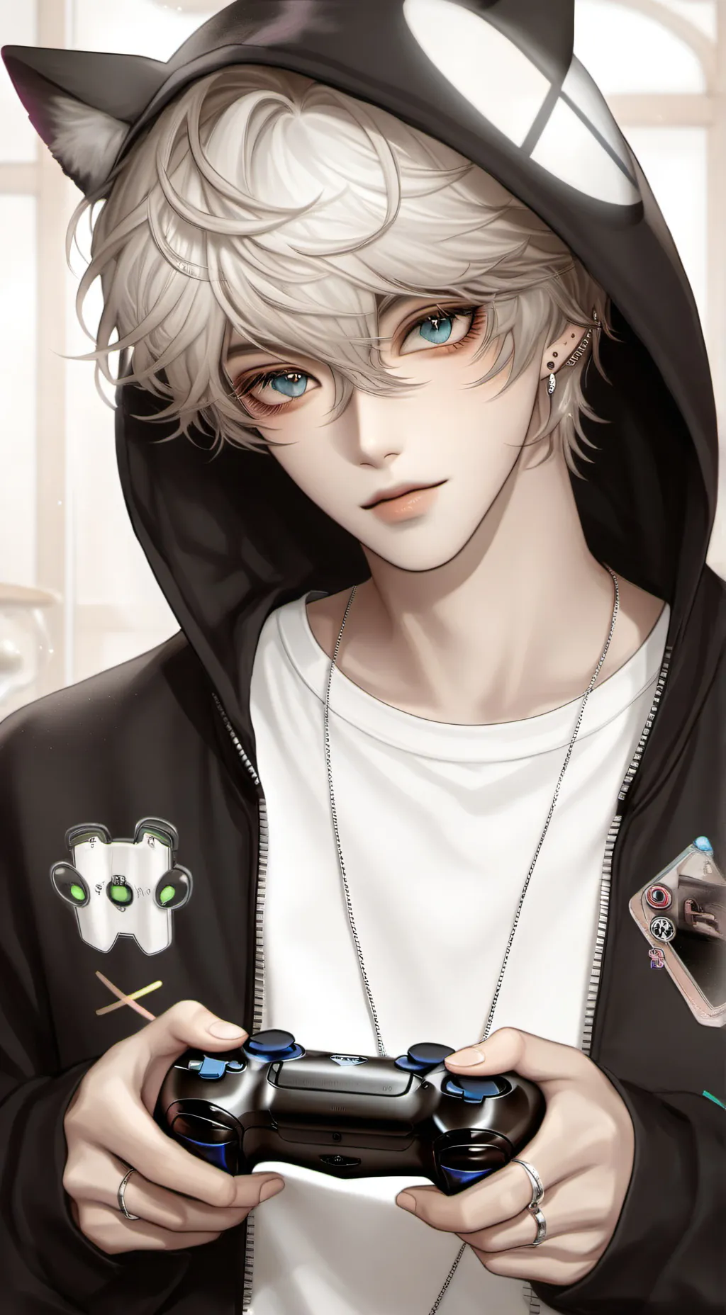 ai character: 💓Aron💖 background