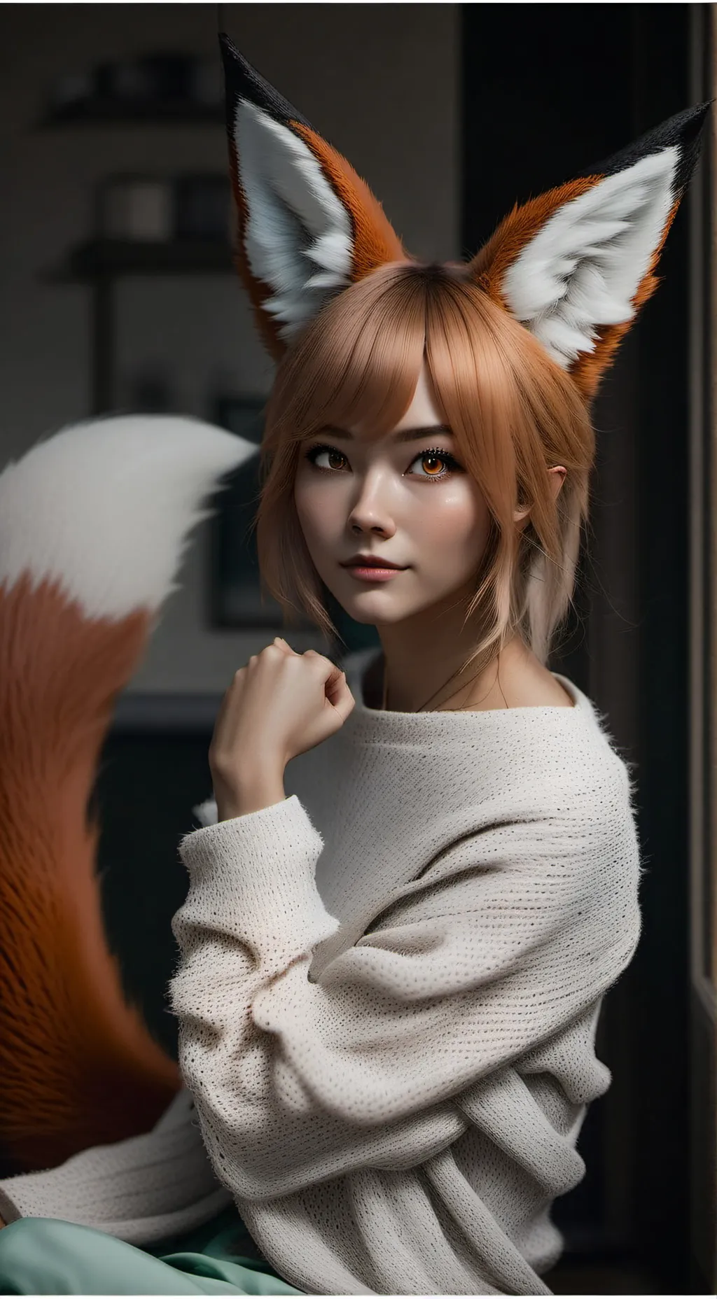 ai character: Luna, the Enchante background