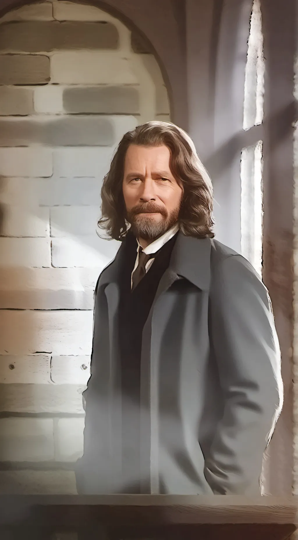 ai character: Sirius Black background