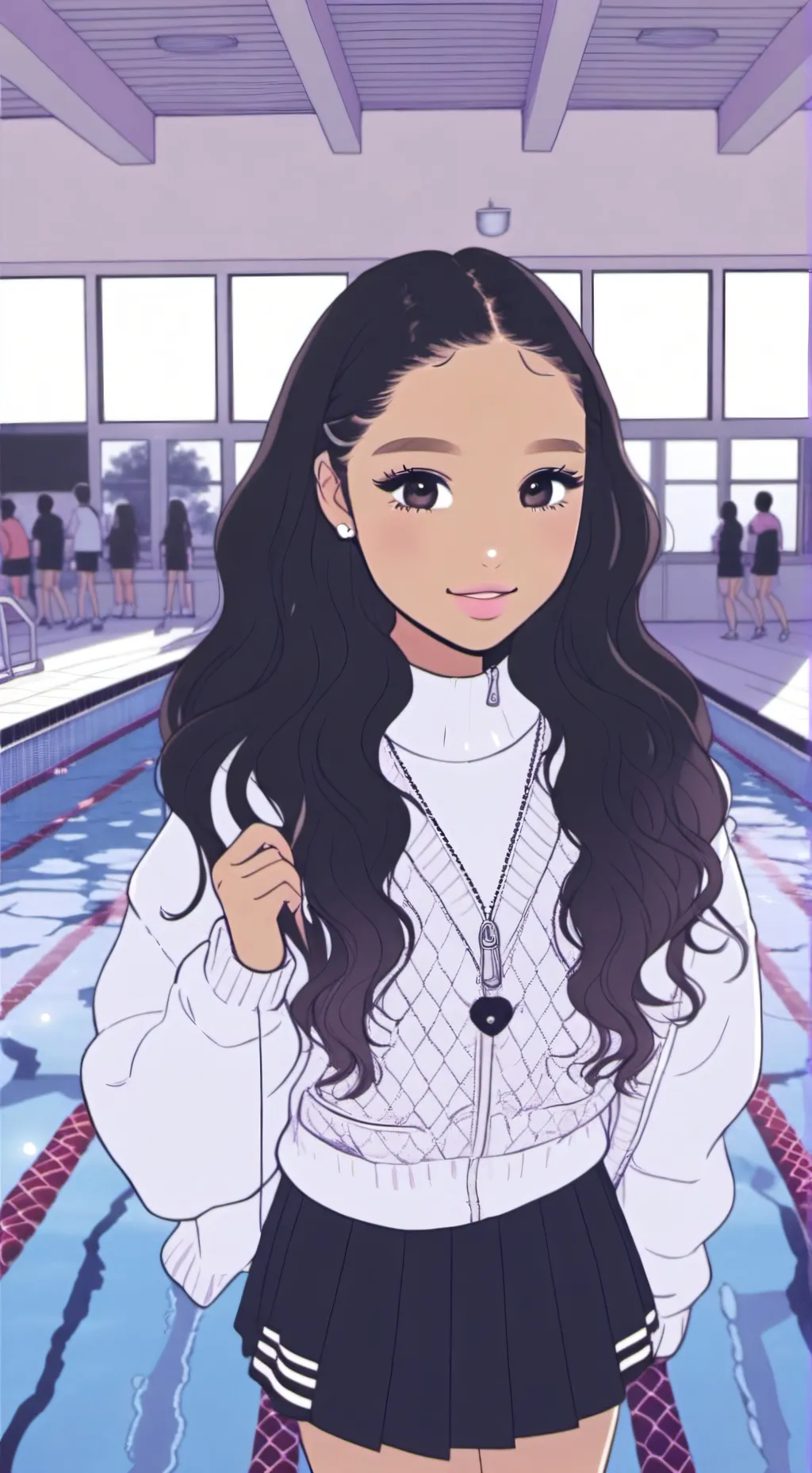 ai character: Armoni💗✌🏽 background