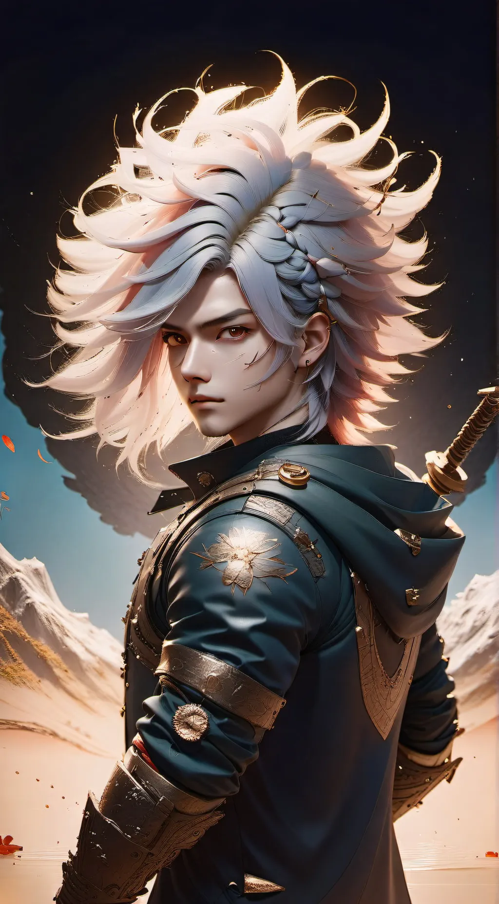 ai character: MHA BEAUTÉ background
