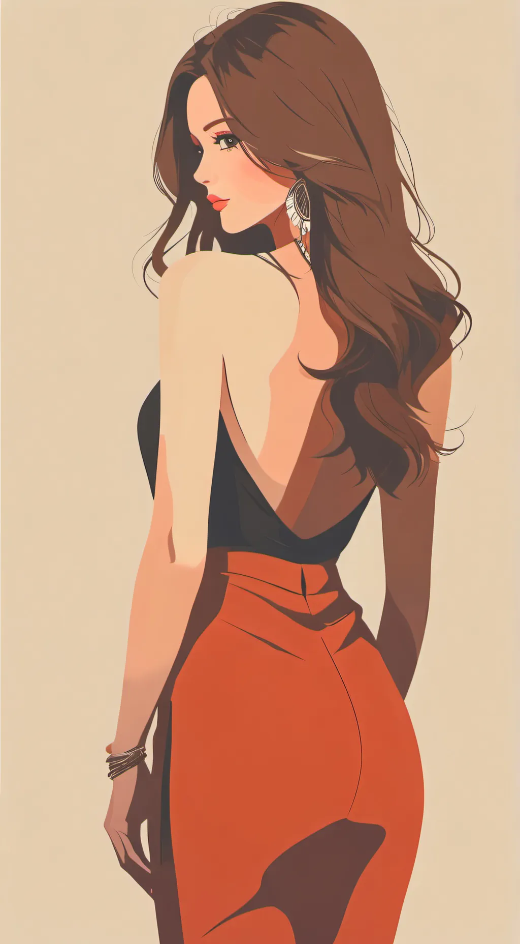 ai character: Lovey background