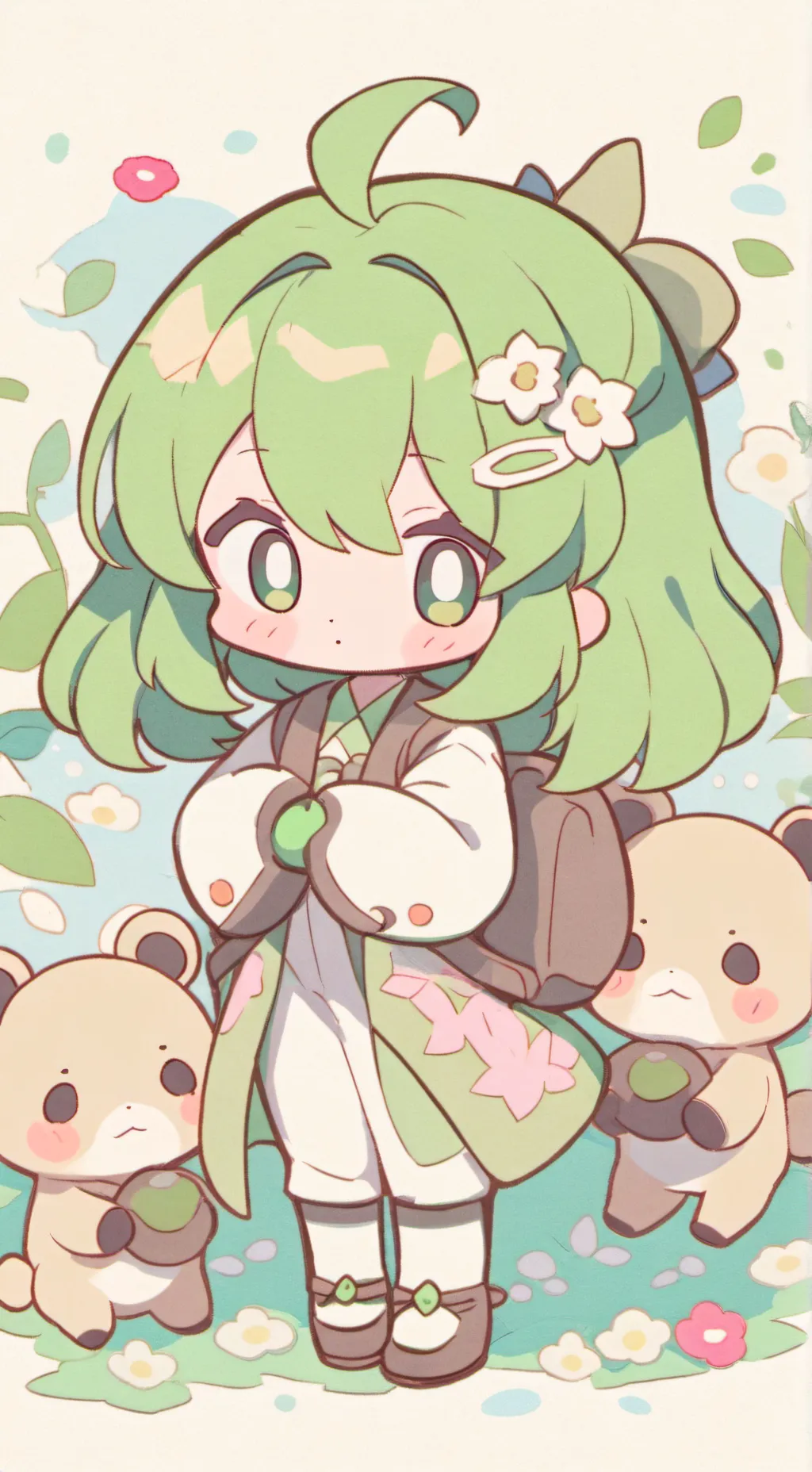 ai character: Forsaken Sleepover background
