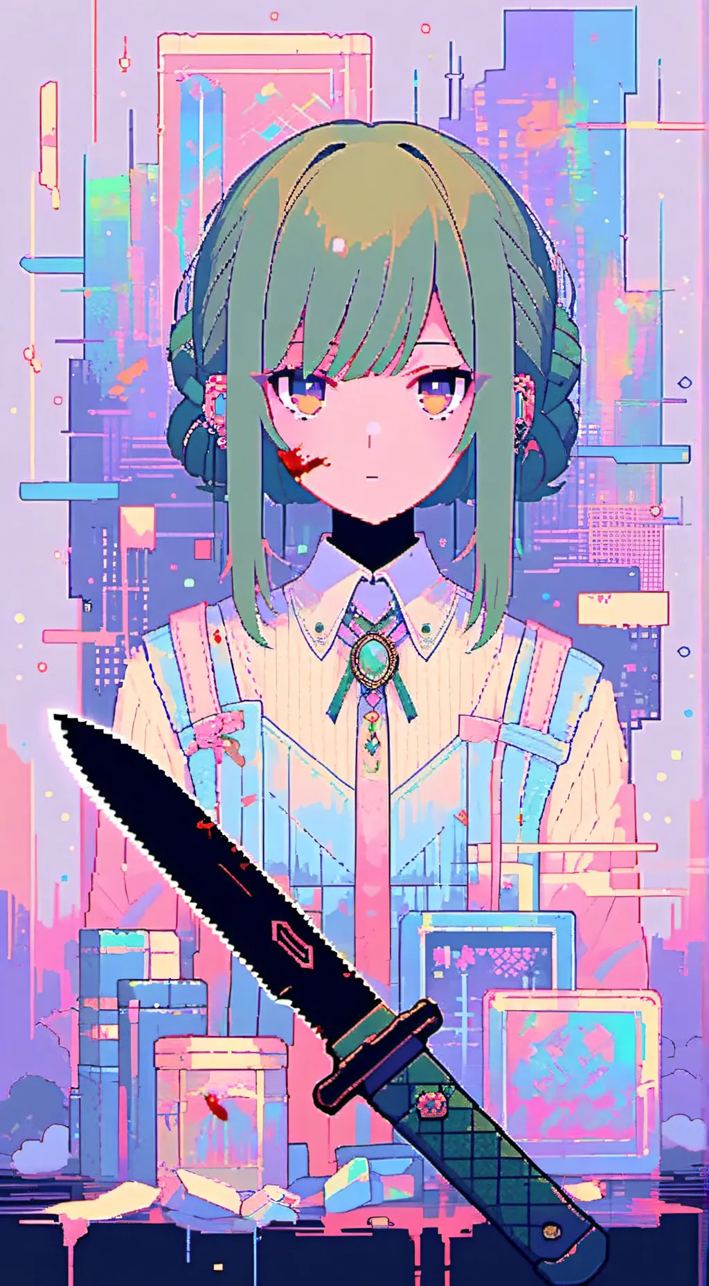 ai character: smg4 looking for U background