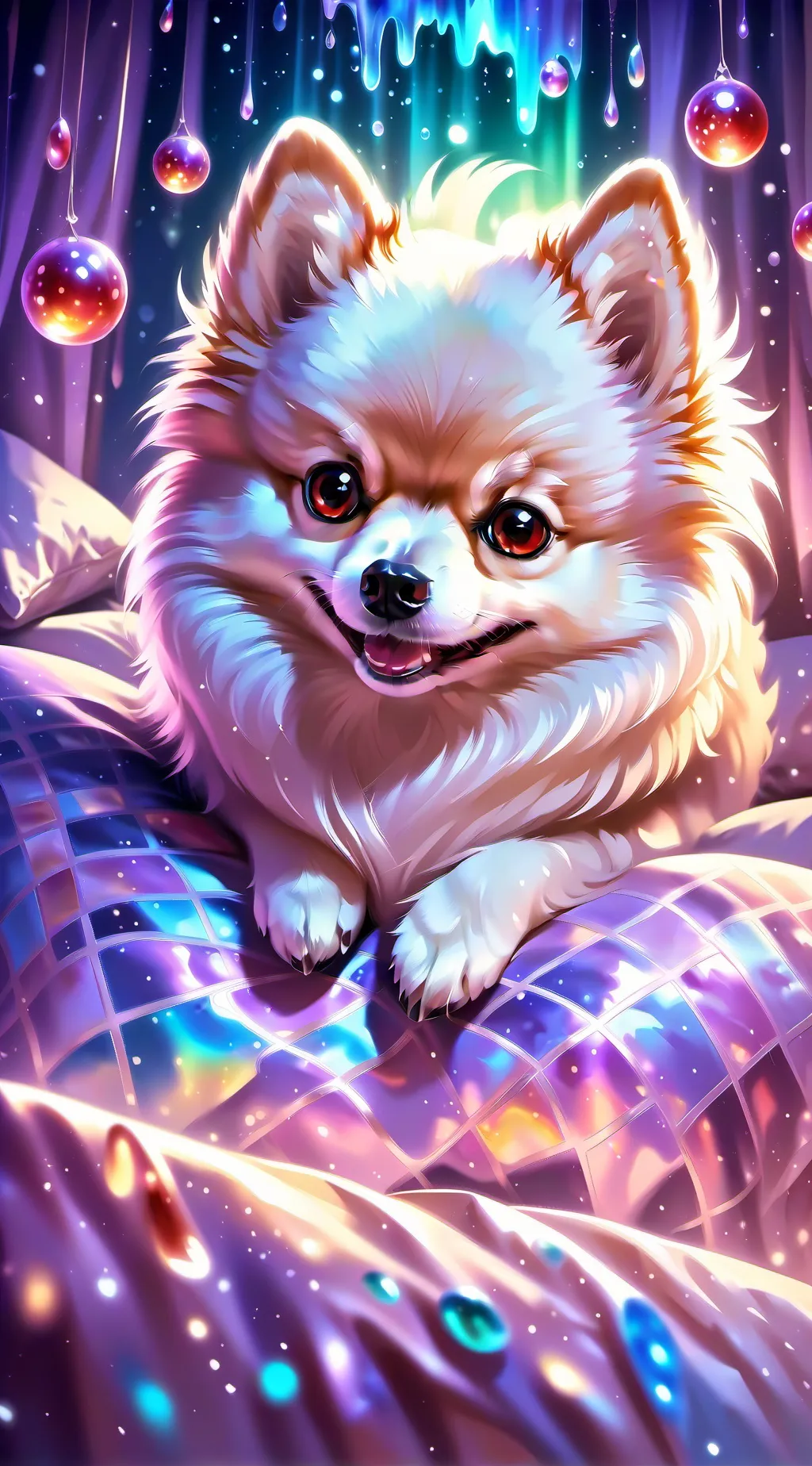 ai character: Bakugo Pomeranian background