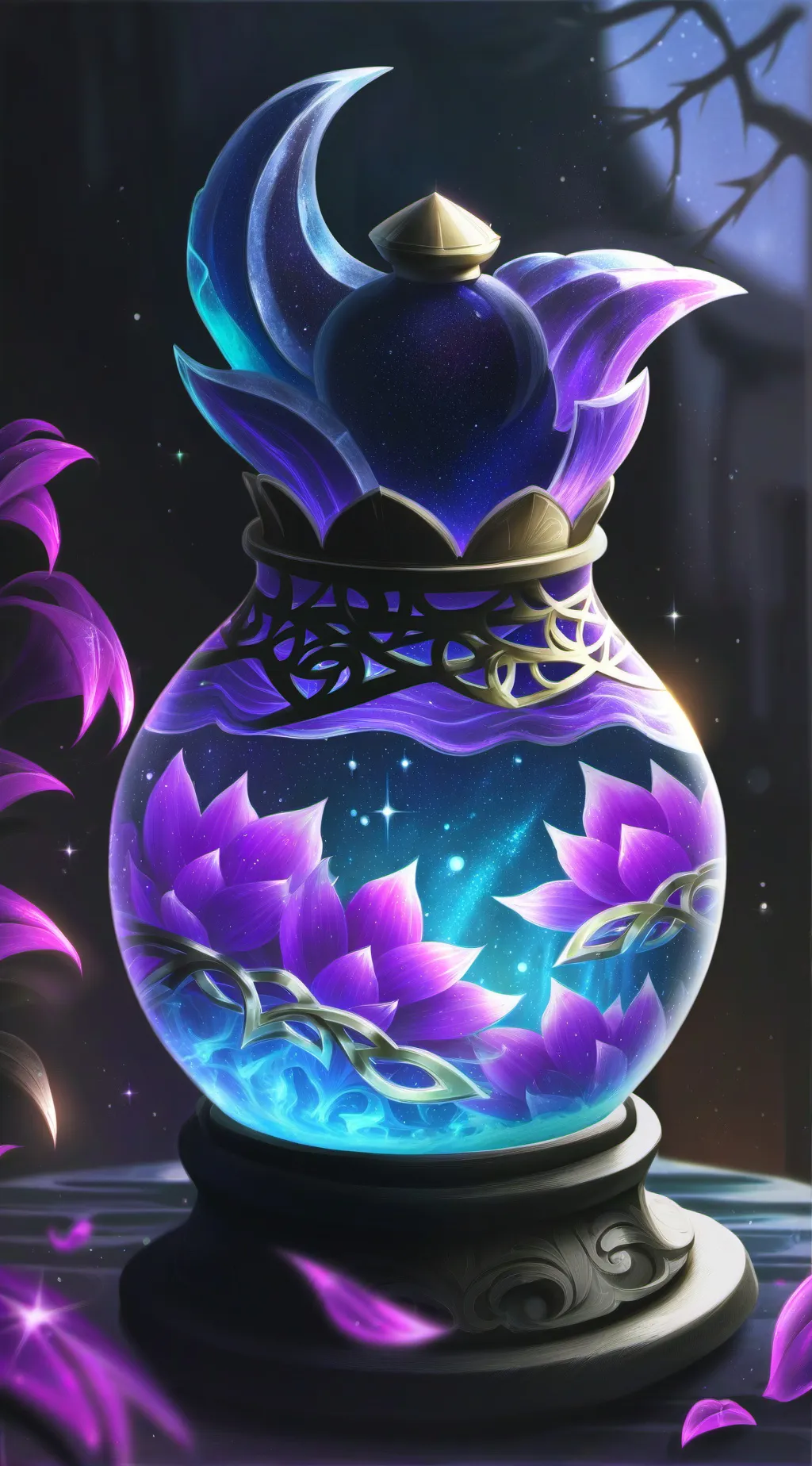 ai character: kny x dw background