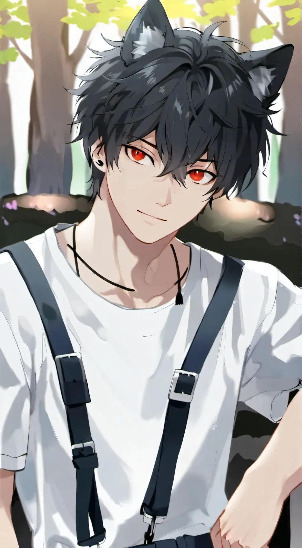 ai character: MHA hybrid boy background