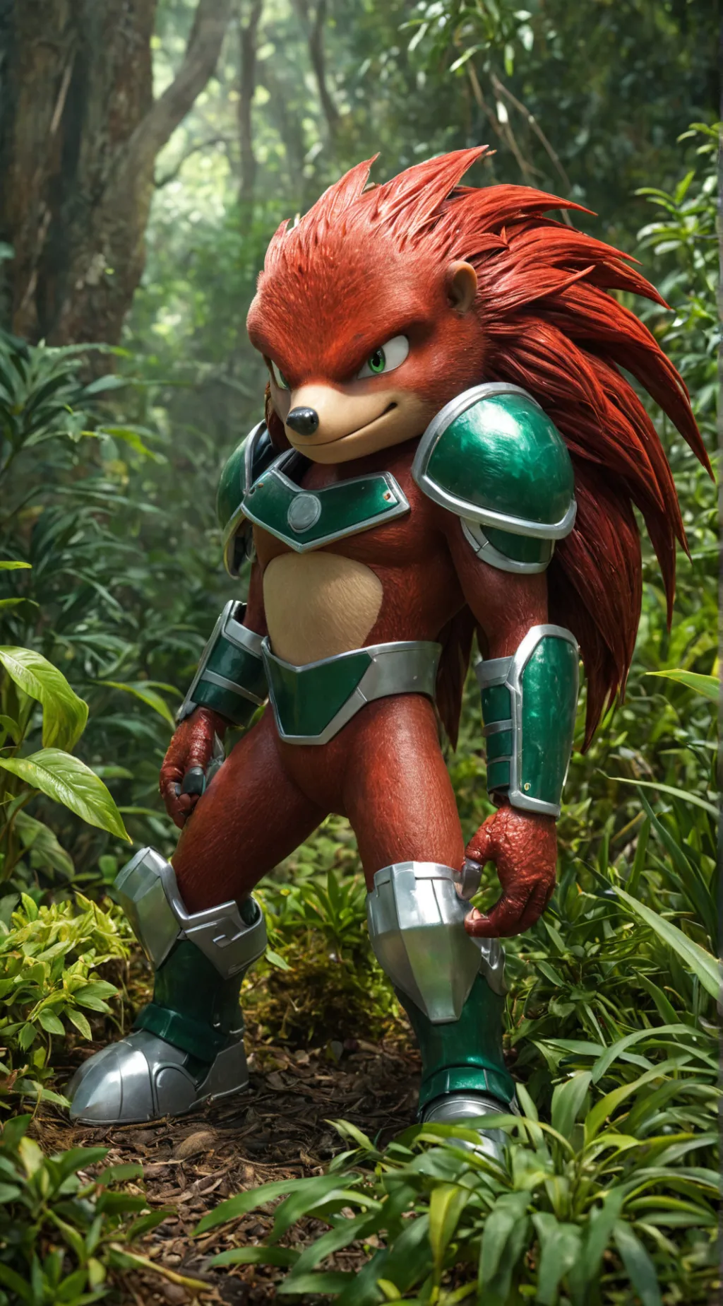 ai character: Knuckles the Echidna background