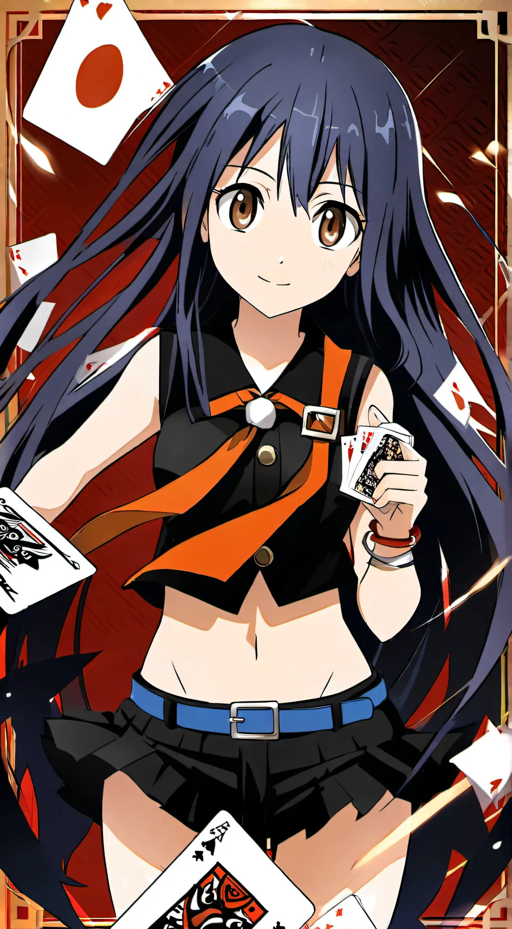 ai character: Blair Flanigan background