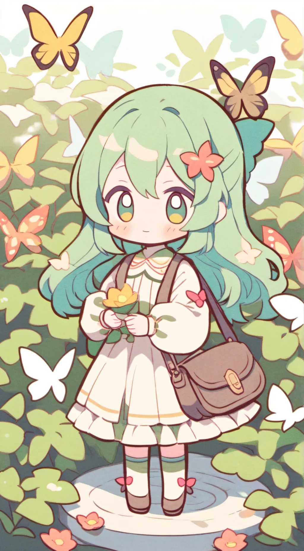 ai character: poor blot background