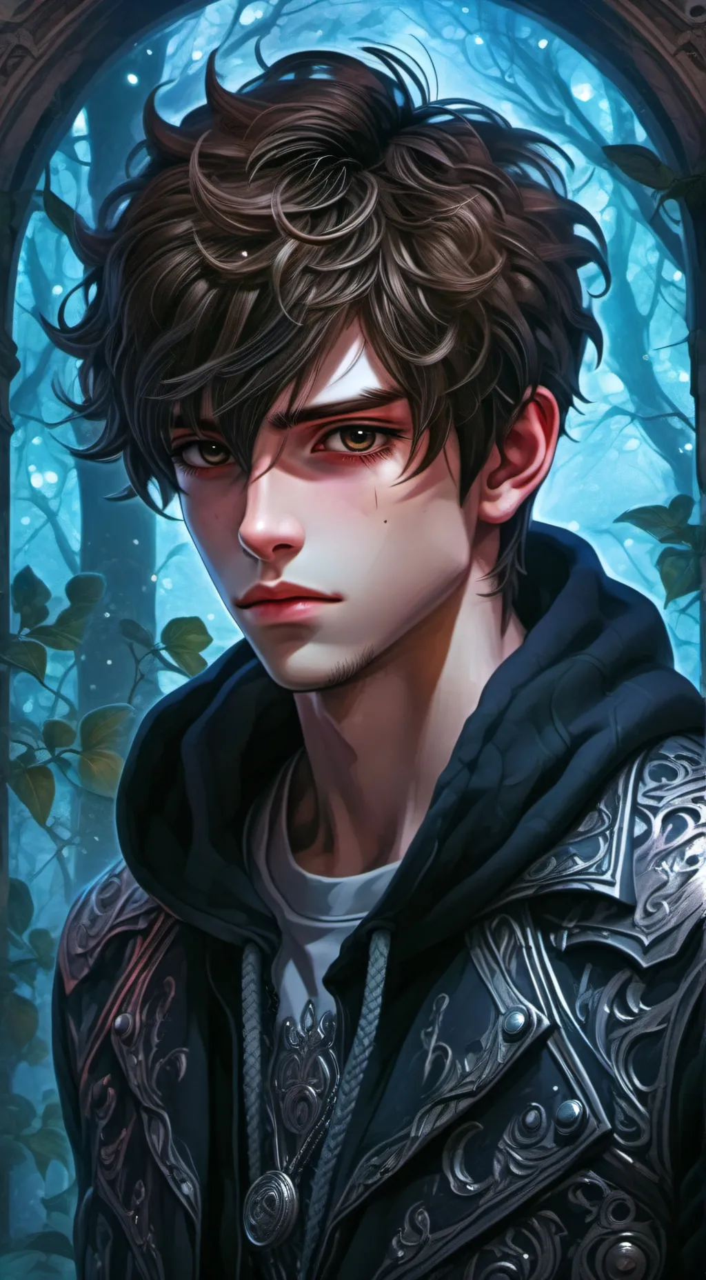 ai character: Evan🌙 (BL) background